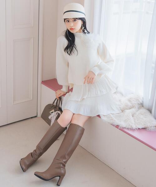 11/13(thu)10時発売】プリーツティアートミニスカート（スカート