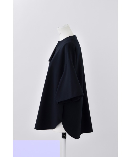 ENFOLD(エンフォルド)の「ダブルクロス サークルプルオーバー(Tシャツ/カットソー・レディース・ブラック/ダークネイビー/ホワイト系その他2・38)」の8枚目の写真