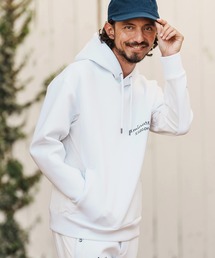 mpa4001-cursive embroidery cardboard knit nylon hoodie パーカー(1M26H040)