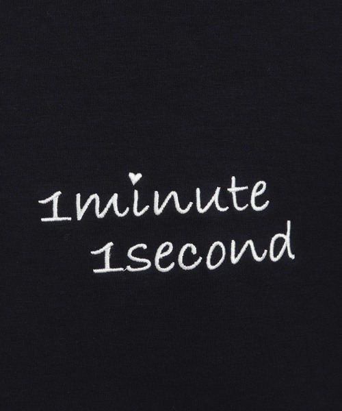 1minute 1second（ワンミニットワンセカンド）の「mpa4001-cursive embroidery cardboard knit nylon hoodie パーカー(1M26H040)（パーカー・メンズ・ブラック/ネイビー/ホワイト・S/M/L/XL）」の22枚目の写真