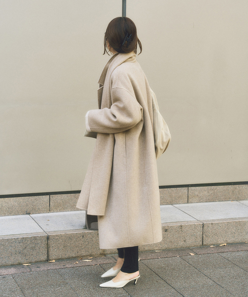 plage(プラージュ)の「《追加》ハミルトン ストール コート(その他アウター・レディース・ベージュ系その他/ブラック・36/38)」の10枚目の写真