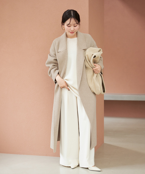 plage(プラージュ)の「《追加》ハミルトン ストール コート(その他アウター・レディース・ベージュ系その他/ブラック・36/38)」の22枚目の写真