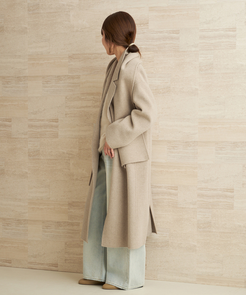 plage(プラージュ)の「《追加》ハミルトン ストール コート(その他アウター・レディース・ベージュ系その他/ブラック・36/38)」の17枚目の写真