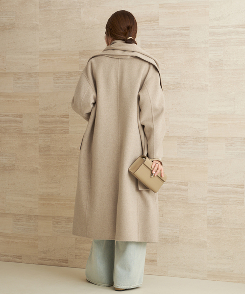 plage(プラージュ)の「《追加》ハミルトン ストール コート(その他アウター・レディース・ベージュ系その他/ブラック・36/38)」の18枚目の写真