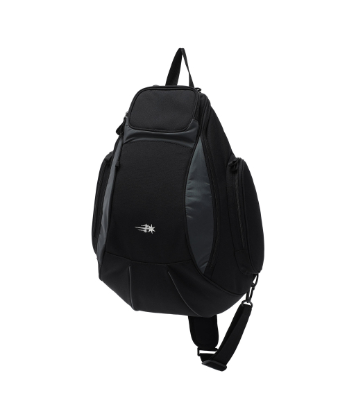 NICE GHOST CLUB(ナイスゴーストクラブ)の「NGC SPORTY SLING BAG_BLACK(NG2EFUAB43A)(メッセンジャーバッグ・レディース・ブラック・F)」の2枚目の写真