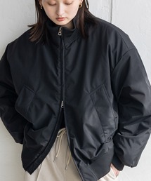 No Rule No Line（ノール－ルノーライン）の「中綿ダブルジップブルゾン モンスターパーカー MA-1 フライトジャケット 秋服（ブルゾン）」