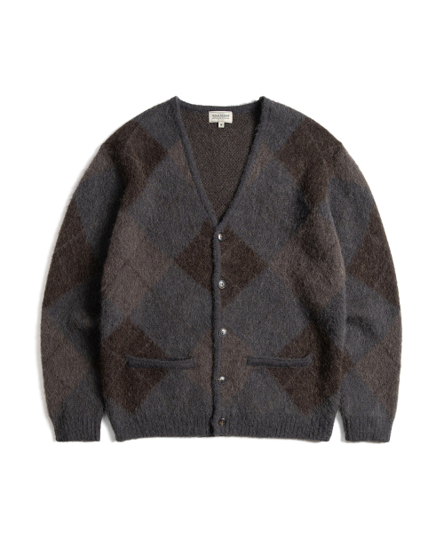 W22 ARGYLE CARDIGAN (grey)