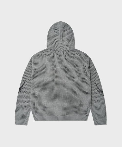 SAINTPAIN(セイントペイン)の「SPツインメッシュニットジップアップグレー(カーディガン/ボレロ・メンズ・その他・LARGE/MEDIUM)」の2枚目の写真