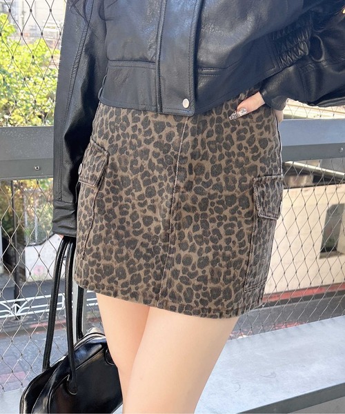 INGNI(イング)の「アソート柄カーゴミニスカート(デニムスカート・レディース・グレー/ブルー系その他4/ベージュ系7/カモフラージュ・FREE)」の5枚目の写真