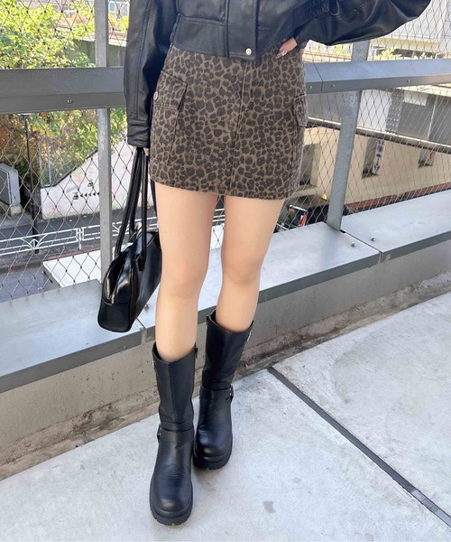 INGNI(イング)の「アソート柄カーゴミニスカート(デニムスカート・レディース・グレー/ブルー系その他4/ベージュ系7/カモフラージュ・FREE)」の9枚目の写真