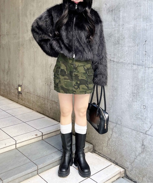 INGNI(イング)の「アソート柄カーゴミニスカート(デニムスカート・レディース・グレー/ブルー系その他4/ベージュ系7/カモフラージュ・FREE)」の21枚目の写真