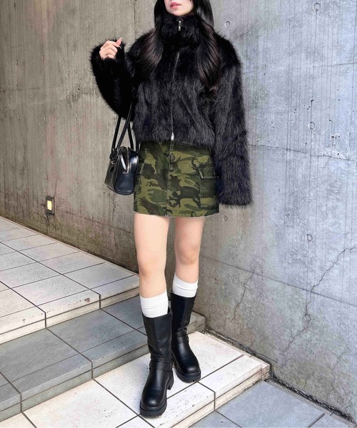 INGNI(イング)の「アソート柄カーゴミニスカート(デニムスカート・レディース・グレー/ブルー系その他4/ベージュ系7/カモフラージュ・FREE)」の22枚目の写真