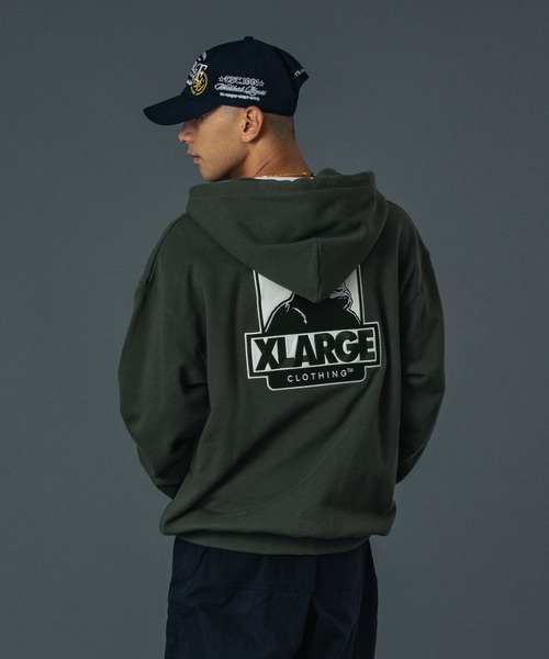【XLARGE】セットアップ 上下セット XLサイズ オリーブ XLARGE 上下セットアップ(値下げ可能) スウェット 上下 X-Large