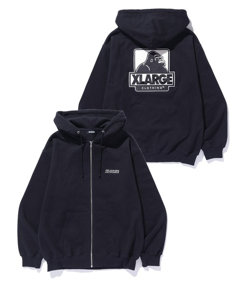 OG BOX ZIP UP HOODED SWEATSHIRT（パーカー）｜XLARGE（エクストラ