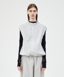 WINDER（ワインダー）の「SLASHED UTILITY VEST - GREY（ベスト）」