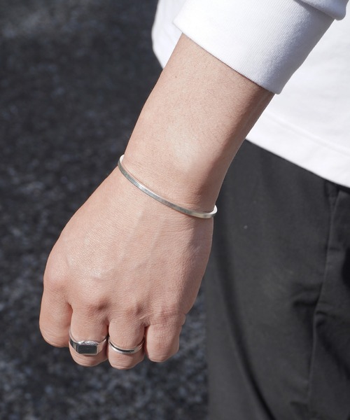 カレンシルバー　バングル　高純度 Karen Silver bangle ユニセックス 高純度カレンシルバー バングル