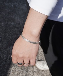 misto accessories（ミストアクセサリーズ）の「Karen Silver bangle　ユニセックス 高純度カレンシルバー バングル（バングル/リストバンド）」