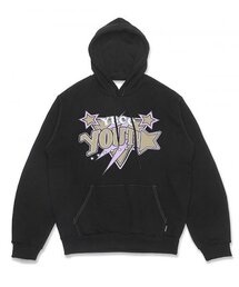 WILD GRAPHIC HOOD SWEAT SHIRT_BLACK