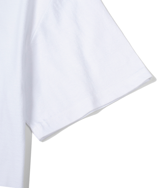 DE GRAND MATIN(ディグランドマーティン)の「FRONT LOGO TEE_WHITE(Tシャツ/カットソー・レディース・その他・LARGE)」の5枚目の写真