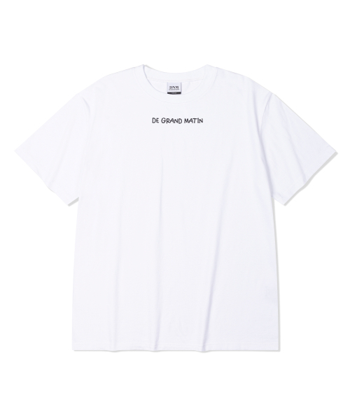 DE GRAND MATIN(ディグランドマーティン)の「FRONT LOGO TEE_WHITE(Tシャツ/カットソー・レディース・その他・LARGE)」の6枚目の写真