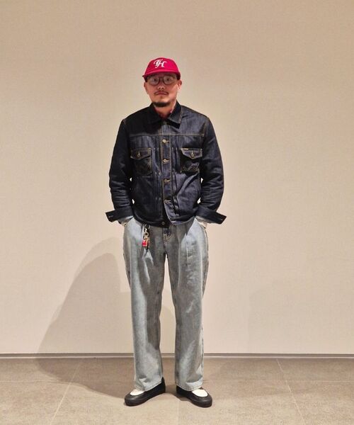 CHAMBROS（チャンブロス）の「ノンフェイドワイドデニムパンツ[ライトブルー]（デニムパンツ・レディース・その他・SMALL/MEDIUM/X-LARGE/XX-LARGE/LARGE）」の11枚目の写真