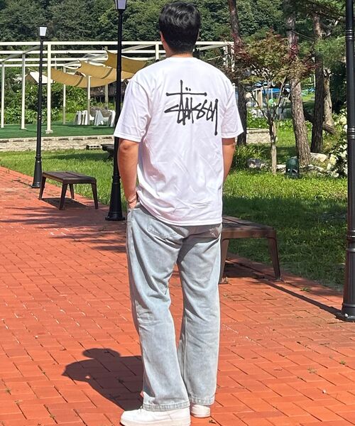 CHAMBROS（チャンブロス）の「ノンフェイドワイドデニムパンツ[ライトブルー]（デニムパンツ・レディース・その他・SMALL/MEDIUM/X-LARGE/XX-LARGE/LARGE）」の8枚目の写真