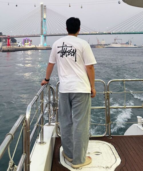 CHAMBROS（チャンブロス）の「ノンフェイドワイドデニムパンツ[ライトブルー]（デニムパンツ・レディース・その他・SMALL/MEDIUM/X-LARGE/XX-LARGE/LARGE）」の3枚目の写真