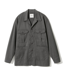 GARDEN EXPRESS（ガーデンエクスプレス）の「Washed Cotton Work Jacket (grey)（ミリタリージャケット）」