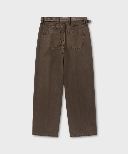 NONBLANK(ノンブランク)の「ダイングデニムパンツ_BROWN(デニムパンツ・メンズ・ブラウン・MEDIUM/LARGE/X-LARGE)」の2枚目の写真