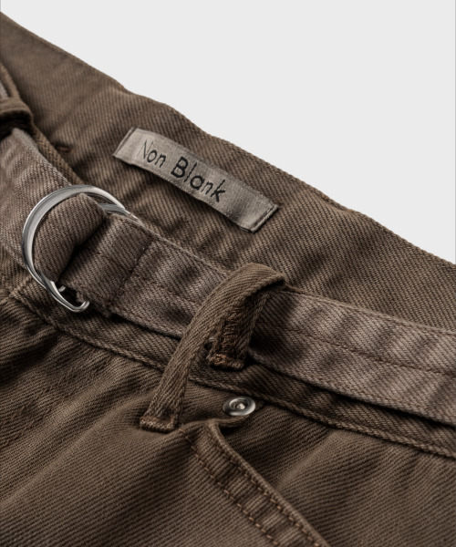NONBLANK(ノンブランク)の「ダイングデニムパンツ_BROWN(デニムパンツ・メンズ・ブラウン・MEDIUM/LARGE/X-LARGE)」の6枚目の写真