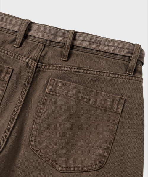NONBLANK(ノンブランク)の「ダイングデニムパンツ_BROWN(デニムパンツ・メンズ・ブラウン・MEDIUM/LARGE/X-LARGE)」の9枚目の写真