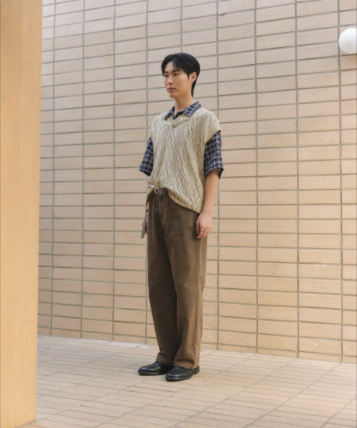 NONBLANK(ノンブランク)の「ダイングデニムパンツ_BROWN(デニムパンツ・メンズ・ブラウン・MEDIUM/LARGE/X-LARGE)」の14枚目の写真