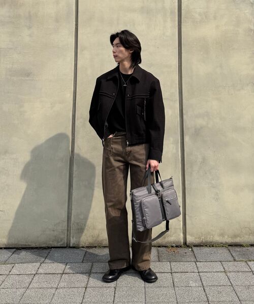 NONBLANK(ノンブランク)の「ダイングデニムパンツ_BROWN(デニムパンツ・メンズ・ブラウン・MEDIUM/LARGE/X-LARGE)」の10枚目の写真