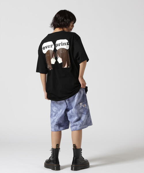 over print(オーバープリント)の「overprint/オーバープリント/each other Tee (dark brown)(Tシャツ/カットソー・レディース・ブラック/ホワイト・XL/M/L/S)」の8枚目の写真