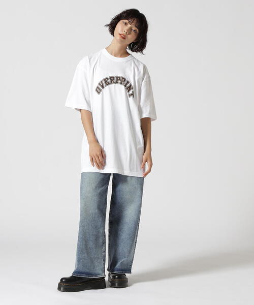 over print(オーバープリント)の「overprint/オーバープリント/each other Tee (dark brown)(Tシャツ/カットソー・レディース・ブラック/ホワイト・XL/M/L/S)」の5枚目の写真