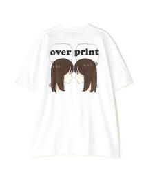 overprint/オーバープリント/each other Tee (dark brown)