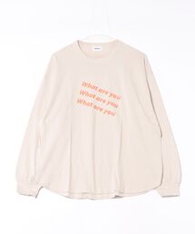 GENERATOR（ジェネレーター）の「GENERATOR/ジェネレーター What L/S Tシャツ（Tシャツ/カットソー）」
