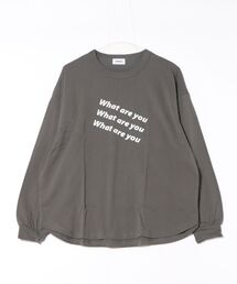 GENERATOR（ジェネレーター）の「GENERATOR/ジェネレーター What L/S Tシャツ（Tシャツ/カットソー）」