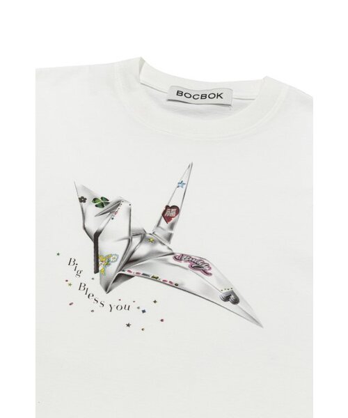BOCBOK（ボクボク）の「WISH GRAPHIC T（Tシャツ/カットソー・レディース・その他・MEDIUM）」の2枚目の写真