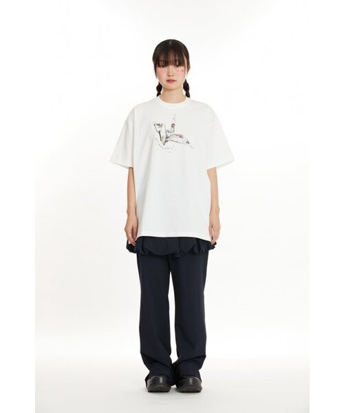 BOCBOK（ボクボク）の「WISH GRAPHIC T（Tシャツ/カットソー・レディース・その他・MEDIUM）」の4枚目の写真