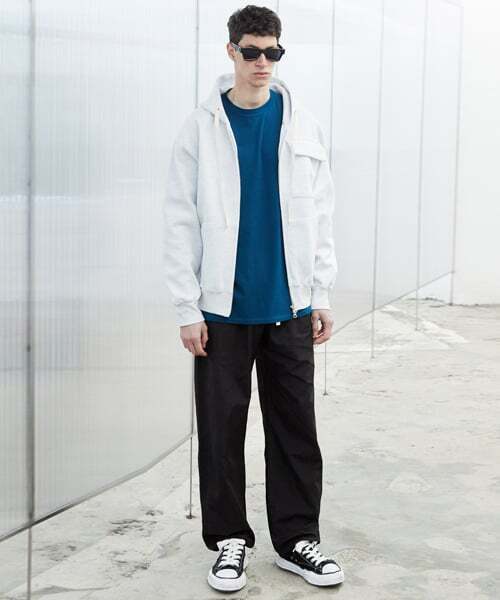 OW027 nylon Jogger pants (black)