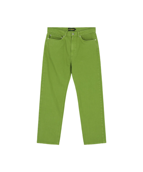 AFTERMATH(アフターマス)の「DENIM PANTS (GREEN)(その他パンツ・レディース・グリーン・LARGE/X-LARGE/MEDIUM)」の1枚目の写真