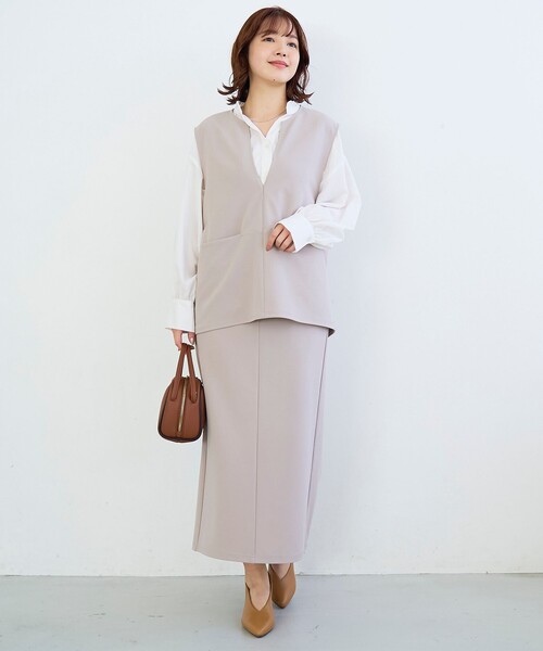 coen（コーエン）の「イージービューティーナロースカート（スカート・レディース・ブラック/ダークグレー/ライトグレー・S/L/M）」の19枚目の写真