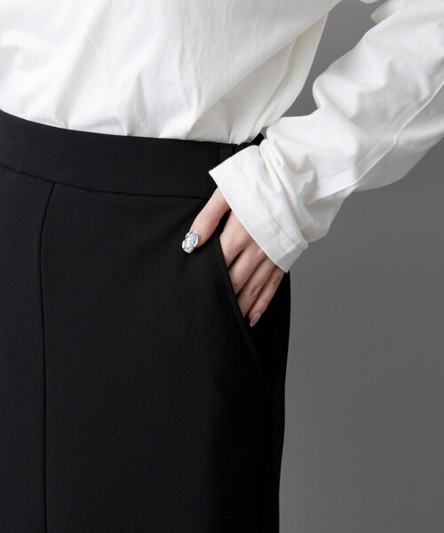 coen（コーエン）の「イージービューティーナロースカート（スカート・レディース・ブラック/ダークグレー/ライトグレー・S/L/M）」の6枚目の写真