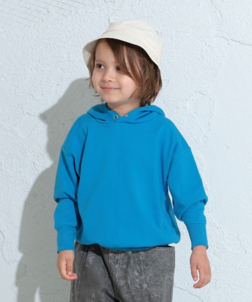 Ocean&Ground(オーシャン&グラウンド)の「パズルワイドパーカー(パーカー・キッズ・ライトパープル/ブルー/オフホワイト・80/90/95/100/110)」の1枚目の写真