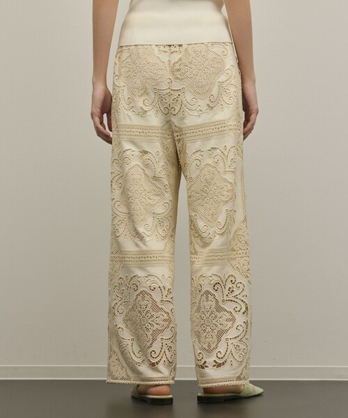 Diagram（ダイアグラム）の「パネル刺繍パンツ（その他パンツ・レディース・ブラック/キナリ・36）」の9枚目の写真