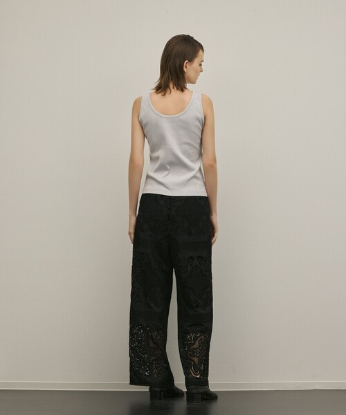 Diagram（ダイアグラム）の「パネル刺繍パンツ（その他パンツ・レディース・ブラック/キナリ・36）」の19枚目の写真