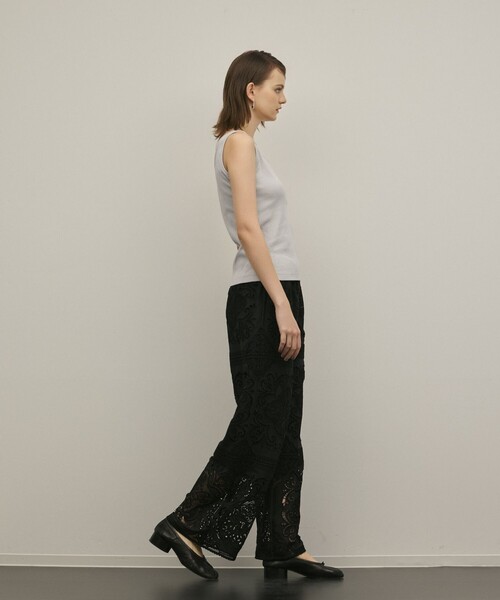Diagram（ダイアグラム）の「パネル刺繍パンツ（その他パンツ・レディース・ブラック/キナリ・36）」の20枚目の写真