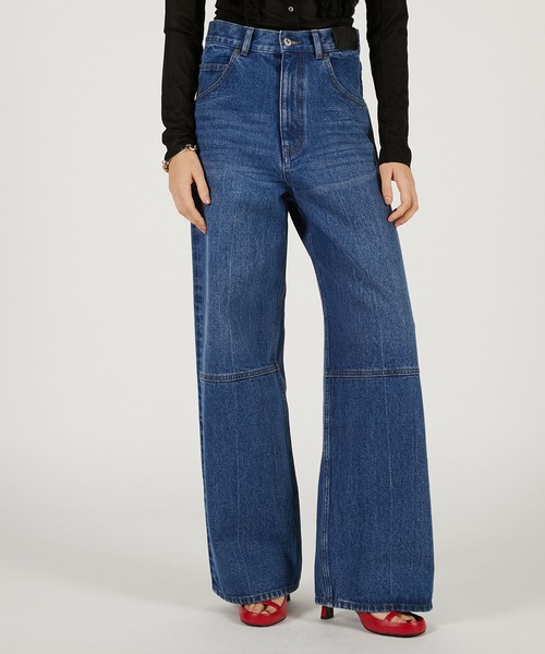 PRANK PROJECT(プランクプロジェクト)の「【2026Spring Pre-Order】ストレートデニムパンツ / Straight Denim Pants(デニムパンツ・レディース・ブルー/ブラック/ベージュ・36/38)」の1枚目の写真