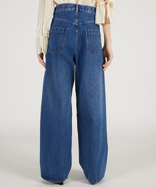 PRANK PROJECT(プランクプロジェクト)の「【2026Spring Pre-Order】ストレートデニムパンツ / Straight Denim Pants(デニムパンツ・レディース・ブルー/ブラック/ベージュ・36/38)」の12枚目の写真